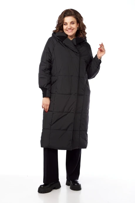 Утепленное стеганое пальто Diamant 2018 #1