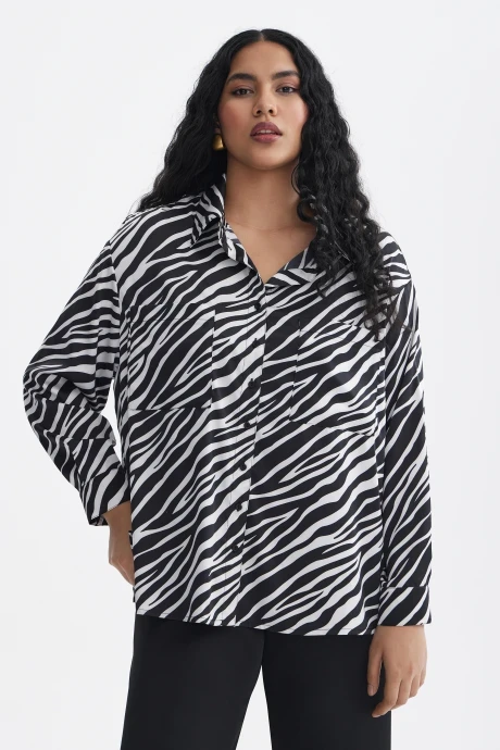 Блузка Golden Valley 10008 черно-белый #1
