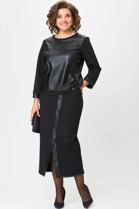 Юбочный костюм Michel Chic 1394 черный двойка #1