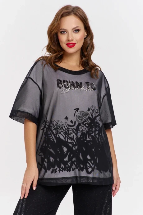 Джемпер (кофта) AVE RARA 2212 Черно-белый #1