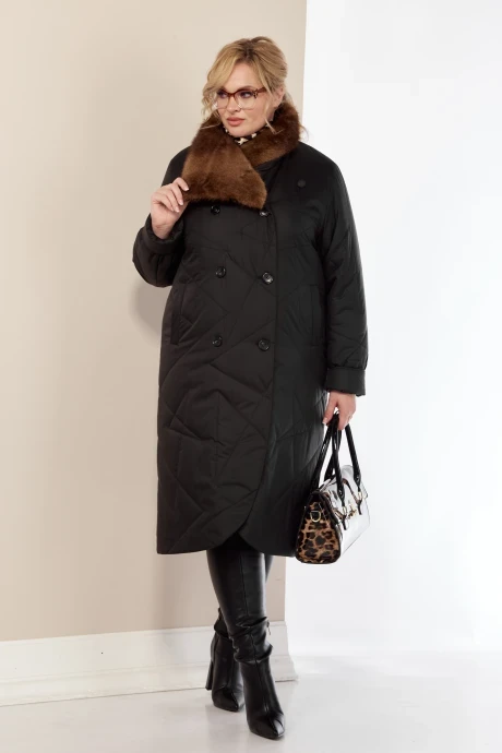 Зимнее пальто с экомехом Shetti 2172 #1