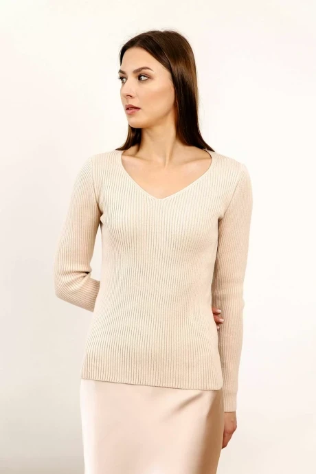Джемпер (кофта) Romgil РВ0118-ХЛ5 крем-брюле #1