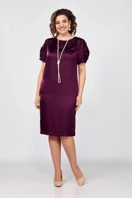 Платье-футляр Rishelie 978 бордо #1