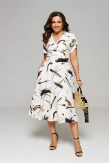 Платье *Распродажа Beautiful&Free 6182 абстракция