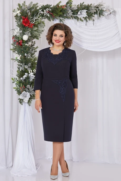 Вечернее платье с кружевом *Распродажа Mira Fashion 5486 #1