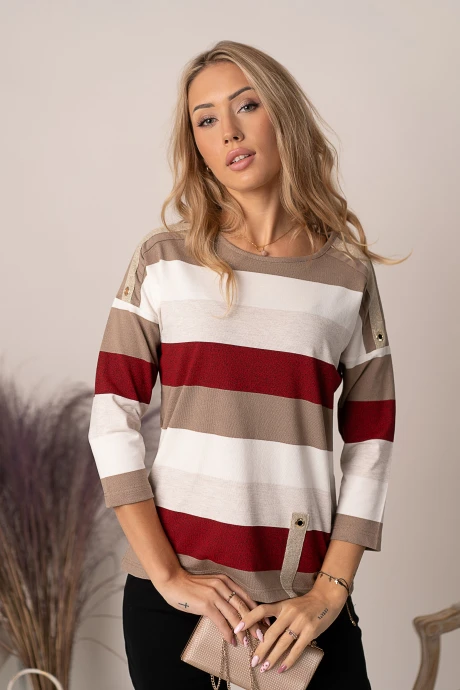 Джемпер (кофта) NIKA.PL 030711 винный #1