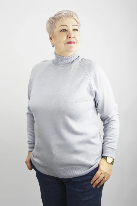 Джемпер (кофта) Полесье С3433-17 7С1582-Д43 158,164 сиренево-серый #1