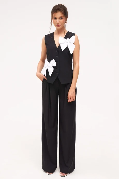 Брючный костюм *Распродажа KaVaRi 8039 черный двойка #1