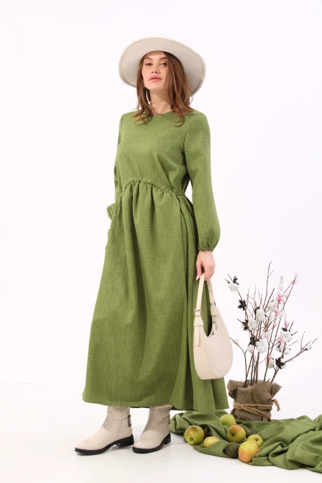 Платье NikVa н717-4 зелень #1