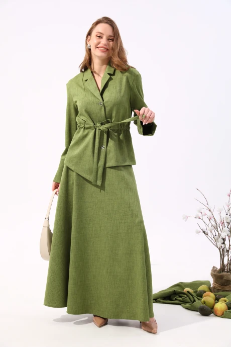 Жакет (пиджак) NikVa 918-3 зелень #1