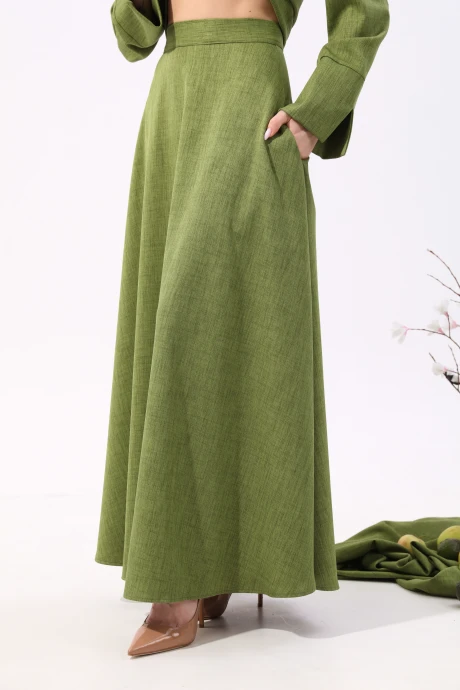 Юбка NikVa 813-7 зелень #1