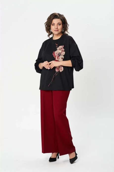 Джемпер (кофта) GIZART 15345 Орхидея бордо #1