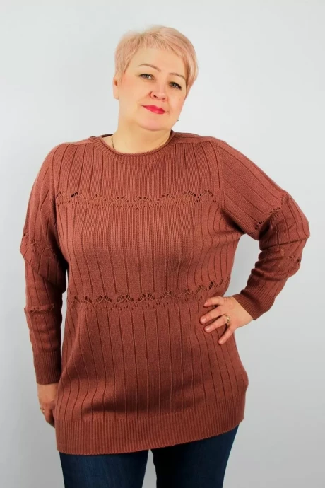 Джемпер (кофта) Полесье С1410-223С3010-Д43 Брусника (рост 158, 164) #1