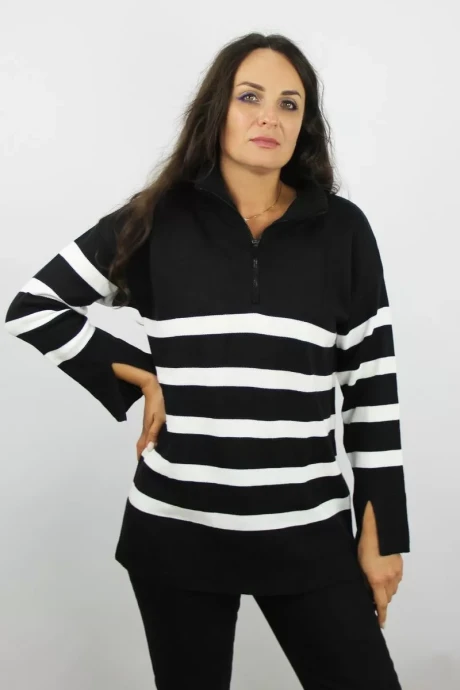 Джемпер (кофта) Полесье С1424-223С3062-Д43 Черный (158, 164) #1