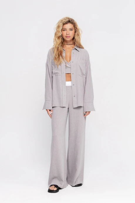 Брючный костюм PiRS 4733 Серый двойка #1