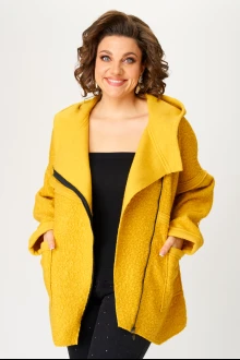 Полупальто из шерсти Michel Chic 360/1 охра