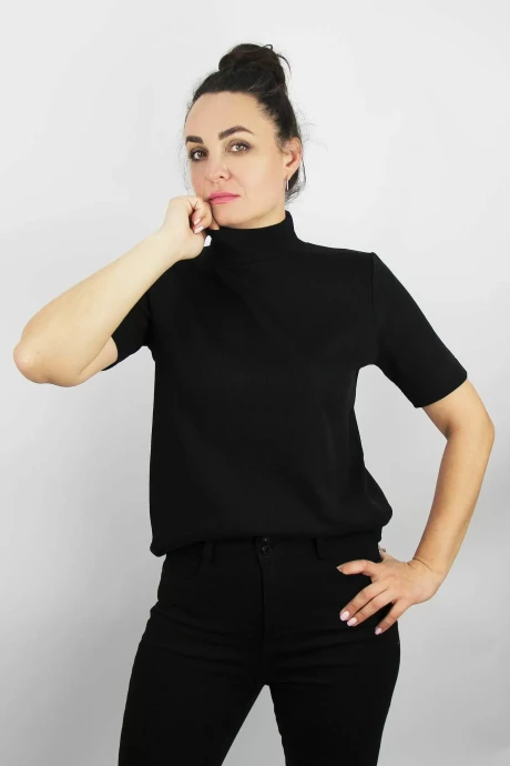 Джемпер (кофта) Полесье С3742-24 4С0712-Д43 158,164 глубокий_черный #1