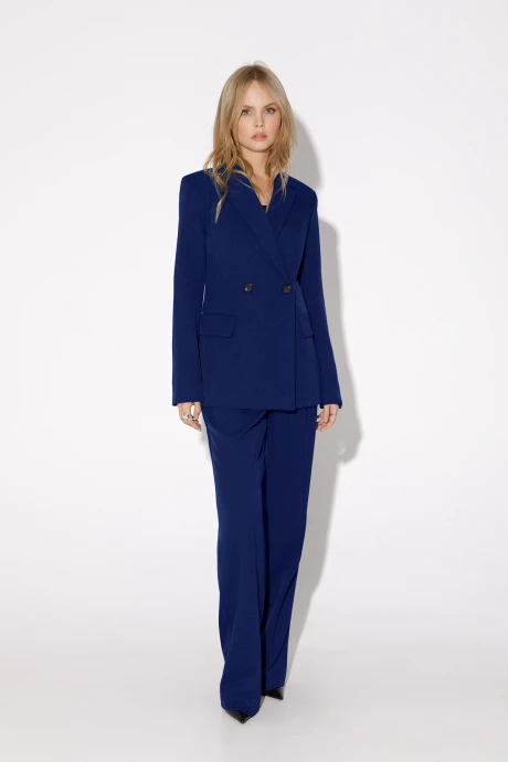 Брючный костюм PiRS 4818 тройка темно-синий #1