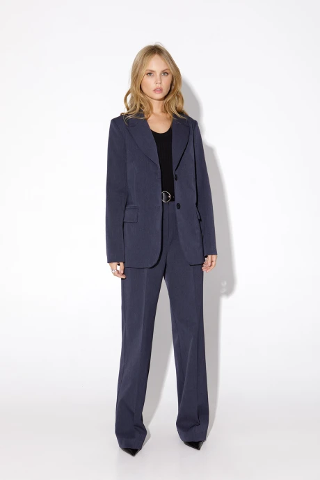 Брючный костюм PiRS 4833 джинсовый двойка #1