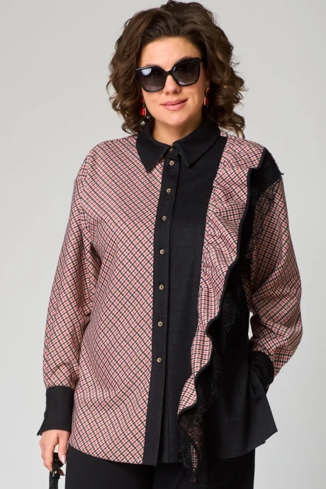 Блузка EVA GRANT 198-1В красный #1