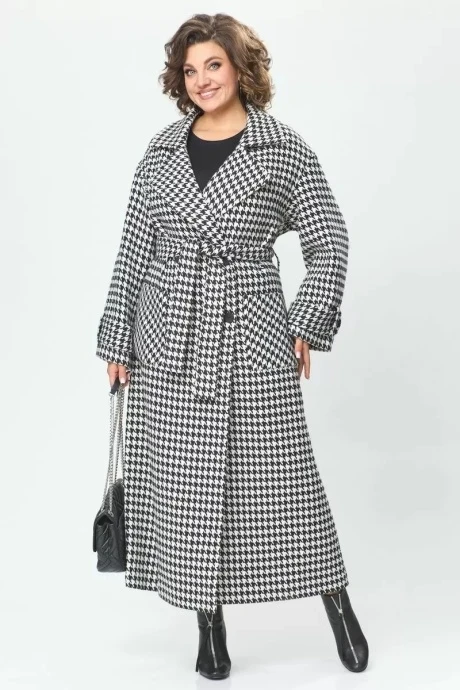 Двубортное пальто в гусиную лапку *Распродажа Svetlana-Style 1692 #1