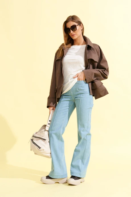 Джемпер (кофта) ELLETTO LIFE 3825 молочный #1