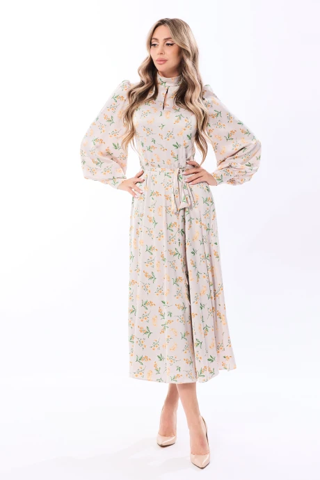 Платье Golden Valley 4771-1 светло-серый #1