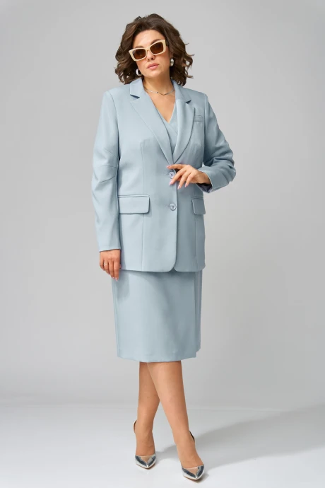 Костюм с платьем Орхидея Люкс 1467 двойка #1