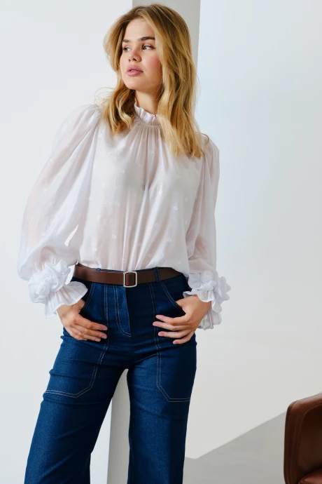 Блузка Lokka 1573 белый #1