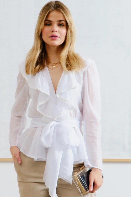 Блузка Lokka 1575 белый #1