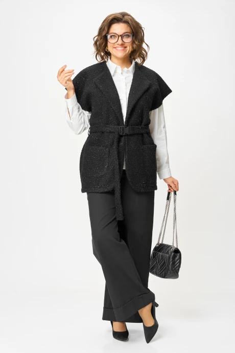Брючный костюм Michel Chic 1409 черный двойка #1