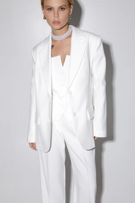 Жакет (пиджак) PiRS 5027 молочный #1