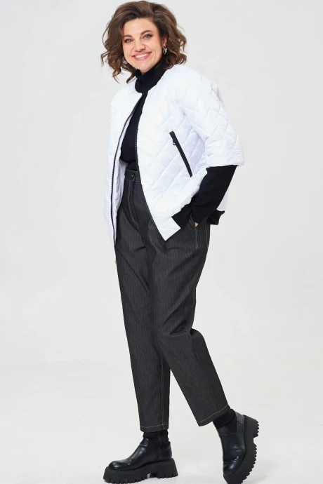 Стеганая куртка ANDINA CITY 7012-24 белый #1