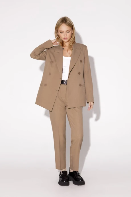 Брючный костюм PiRS 5048 бежевый двойка #1