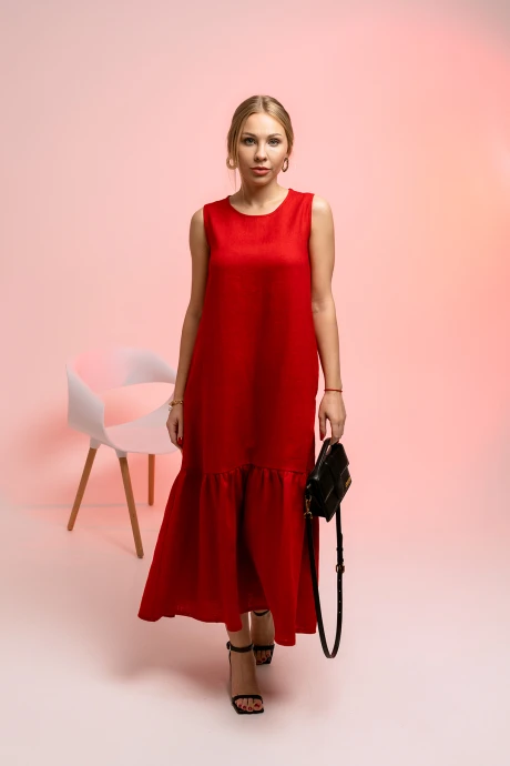 Платье Romgil ТК122ЛЛ глубокий красный #1