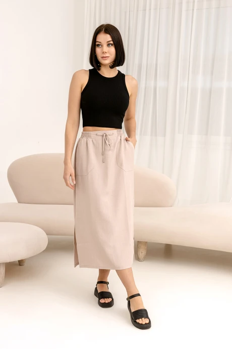 Юбка Romgil ТК132ЛП розовый жемчуг #1