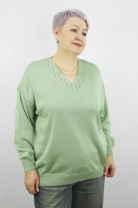 Джемпер (кофта) Полесье С1994-24 4С0840-Д43 158,164 зеленый_агат #1