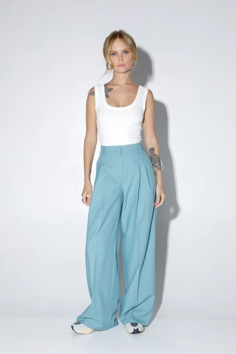 Брюки PiRS 5213 Серо-бирюзовый #1