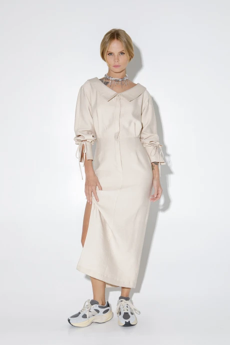 Платье PiRS 5230 бежевый #1