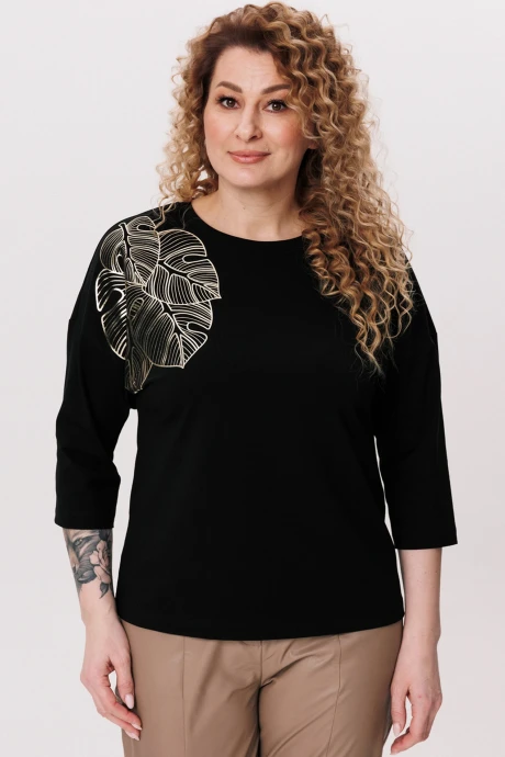 Джемпер (кофта) Rumoda 2244 черный #1