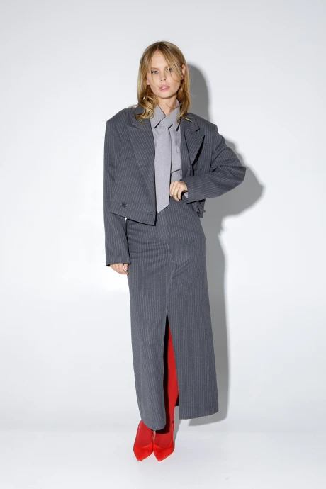 Юбка PiRS 5303 серый #1