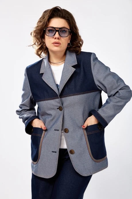 Джинсовый жакет (пиджак) Lady Secret 0218 синий #1