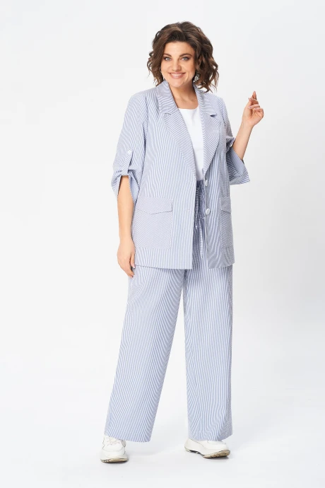 Брючный костюм Дали 4622.2 полоска двойка #1