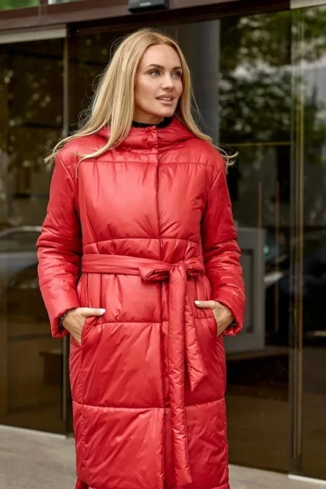 Пальто *Распродажа Azzara 3101К Красный #1