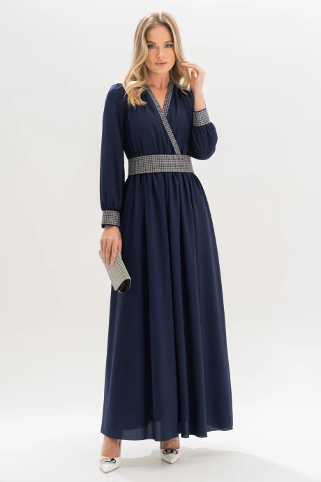 Платье ЮРС 22-725-3 синий #1