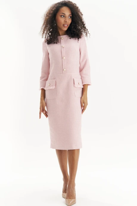Платье ЮРС 25-537-1 пудра #1