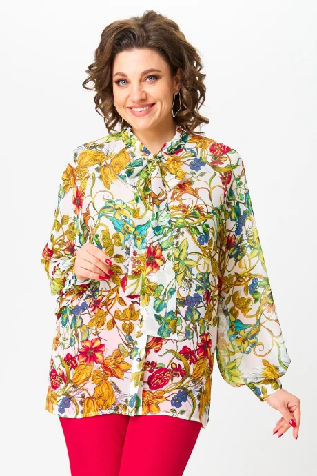 Блузка ANDINA CITY 5032-25 мультиколор #1