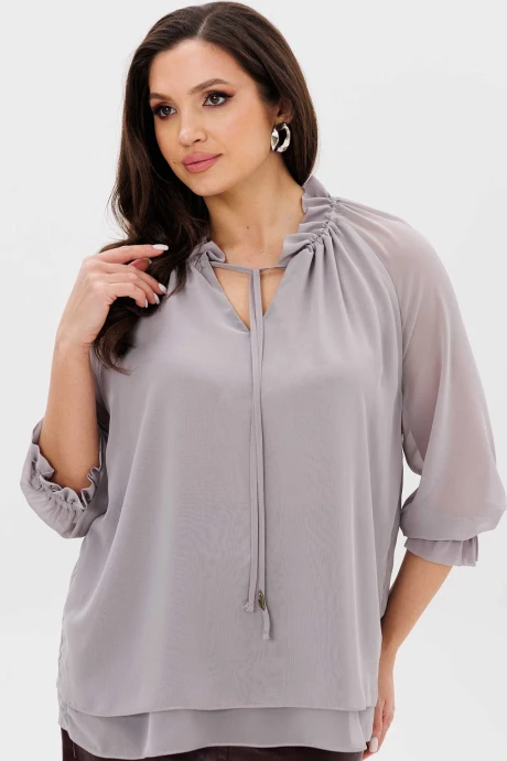 Блузка MisLana 791 серый #1