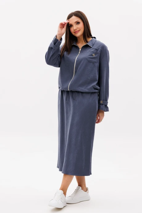 Юбочный костюм Fantazia Mod 5079 двойка голубичный #1