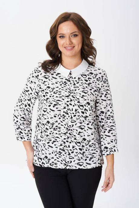 Блузка MODEMA 751 анималистичный принт #1